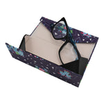 Load image into Gallery viewer, Succulent Terrarium Print Glasses Case - Vegan Leather Magic Folding Hardcase