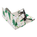 Load image into Gallery viewer, Lily Print Glasses Case - Vegan Leather Magic Folding Hardcase
