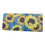 Load image into Gallery viewer, Sunflowers Print Glasses Case - Vegan Leather Magic Folding Hardcase