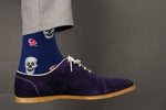 Load image into Gallery viewer, Skull and Flower Socks - Comfy Cotton for Men & Women