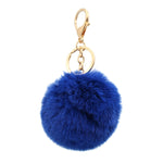 Load image into Gallery viewer, Cute Animal Faux Fur Fluffy Fuzzy Pom Pom Keychain - Unicorn
