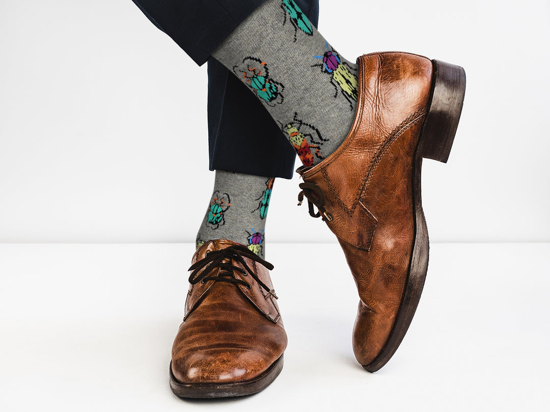 Bug Beetle Socks - Comfy Cotton for Men & Women