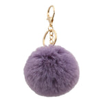 Load image into Gallery viewer, Cute Animal Faux Fur Fluffy Fuzzy Pom Pom Keychain - Unicorn
