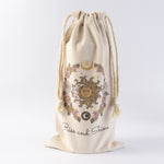 Load image into Gallery viewer, Rise And Shine Booze Bag - Eco-Friendly Drawstring Champagne Decorative Cover