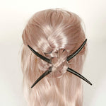 Load image into Gallery viewer, Natural Sandalwood Hair Sticks for Women - Set of 2 -(Ski)