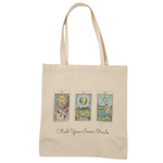 Load image into Gallery viewer, Reusable Cotton Tote Bag - Find Your Inner Oracle - Eco-Friendly Shopping Bag for Groceries - 15"