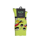 Load image into Gallery viewer, Sushi Socks (Green) - International Food - Comfy Cotton for Men & Women
