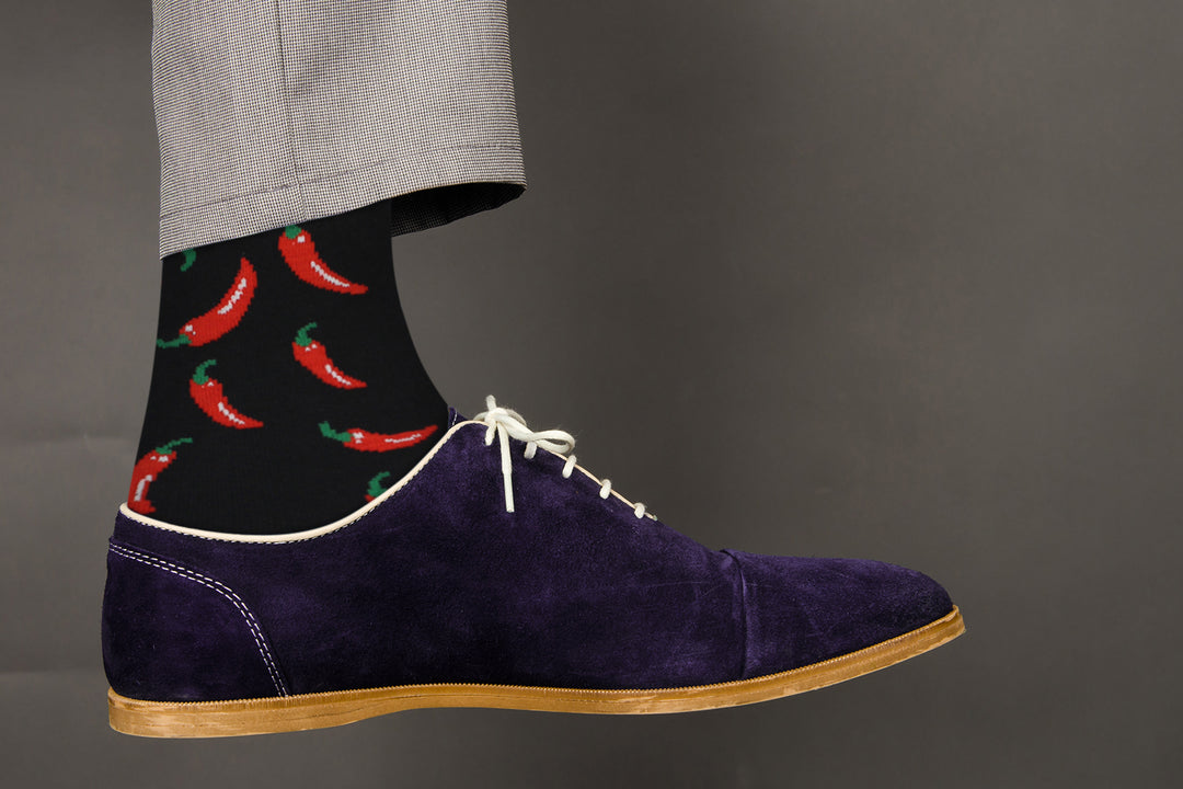 Red Chili Pepper Socks - Comfy Cotton for Men & Women