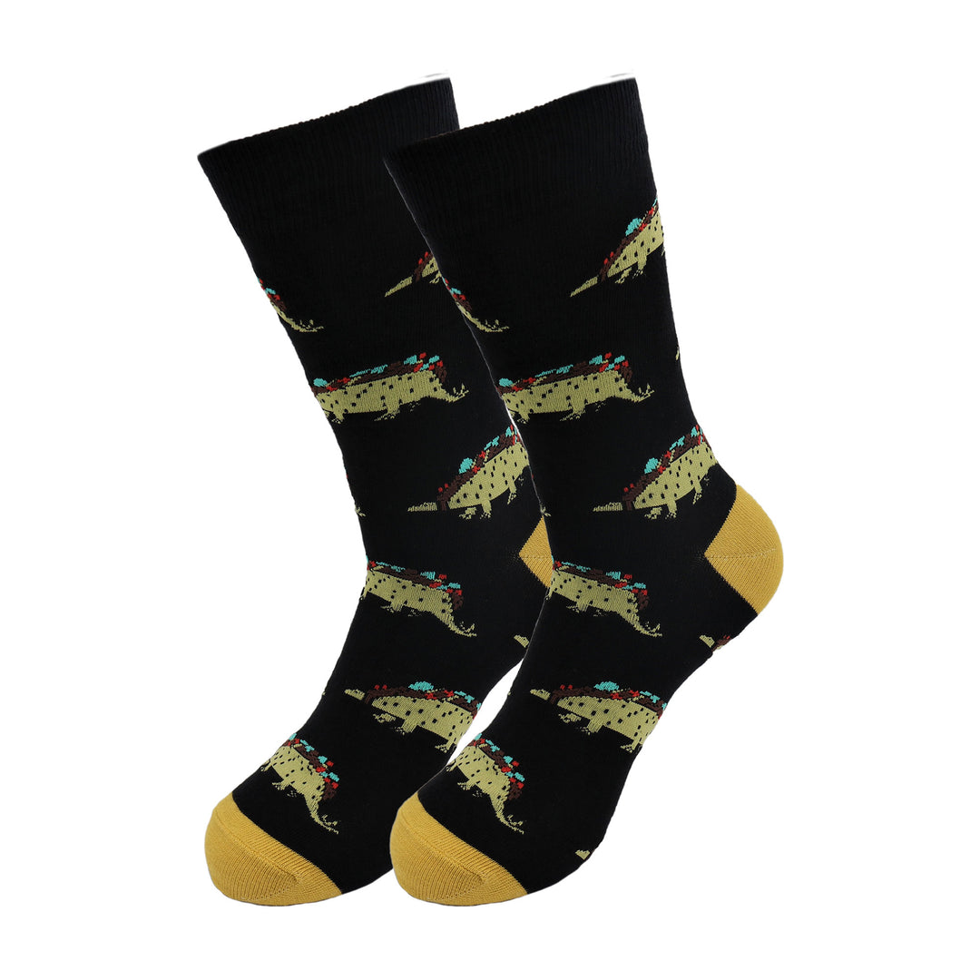 Tacosaurus Socks - Comfy Cotton for Men & Women