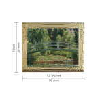 Load image into Gallery viewer, The Water Lilies by Claude Monet Art Frame Pin - Museum Souvenir Fine Art Lapel Pin