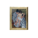 Load image into Gallery viewer, The Child's Bath by Mary Cassatt  Art Frame Pin - Museum Souvenir Fine Art Lapel Pin