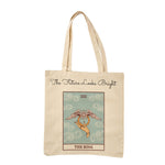 Load image into Gallery viewer, Reusable Cotton Tote Bag - The Ring Oracle Card - Eco-Friendly Shopping Bag for Groceries - 15"