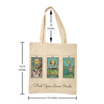Load image into Gallery viewer, Reusable Cotton Tote Bag - Find Your Inner Oracle - Eco-Friendly Shopping Bag for Groceries - 15"