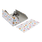 Load image into Gallery viewer, Travel & Trip Print Glasses Case - Vegan Leather Magic Folding Hardcase