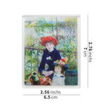 Load image into Gallery viewer, Two Sisters Acrylic Magnet - Museum Souvenir Renoir Art Fridge Magnet