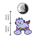Load image into Gallery viewer, Unicorn Cat Kitty Rainbow Pin - Kawaii Cute Cat Lapel Pins