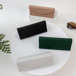 Load image into Gallery viewer, Solid Color Glasses Case - Vegan Leather Magic Folding Hard Shell Case