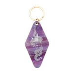 Load image into Gallery viewer, Vintage Keychain Retro Style Motel Hotel Key Ring - Route 66