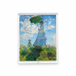 Load image into Gallery viewer, Woman with a Parasol Acrylic Magnet – Claude Monet Art Fridge Magnet
