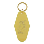 Load image into Gallery viewer, REAL SIC - Vintage Unicorn Key chain - Route 66 / Hotel Key