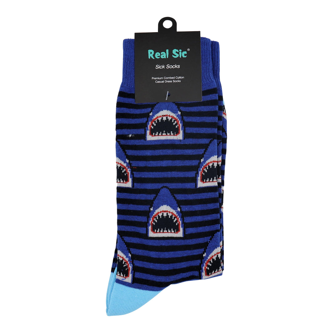 Shady Shark Socks - Comfy Cotton Socks for Men & Women