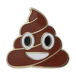 Load image into Gallery viewer, Poop Emoji Pin Series - Poop Enamel Pin Series in 5 Different Colors