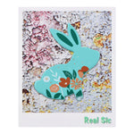 Load image into Gallery viewer, Spring Bunny with Flowers Enamel Pin - Floral Rabbit Lapel Pin Brooches