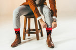 Load image into Gallery viewer, Orange Lobster Socks - Comfy Cotton for Men & Women