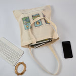 Load image into Gallery viewer, Reusable Cotton Tote Bag - Find Your Inner Oracle - Eco-Friendly Shopping Bag for Groceries - 15"