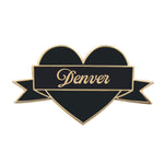 Load image into Gallery viewer, I Heart Denver Enamel Pin – Colorado Souvenir Pin