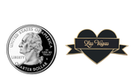 Load image into Gallery viewer, I Heart Las Vegas Enamel Pin – Black & Gold City Pin