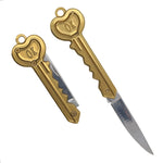 Load image into Gallery viewer, Rainbow Keychain Knife - 'OK' Useful & Cute Utility Keychain Knife