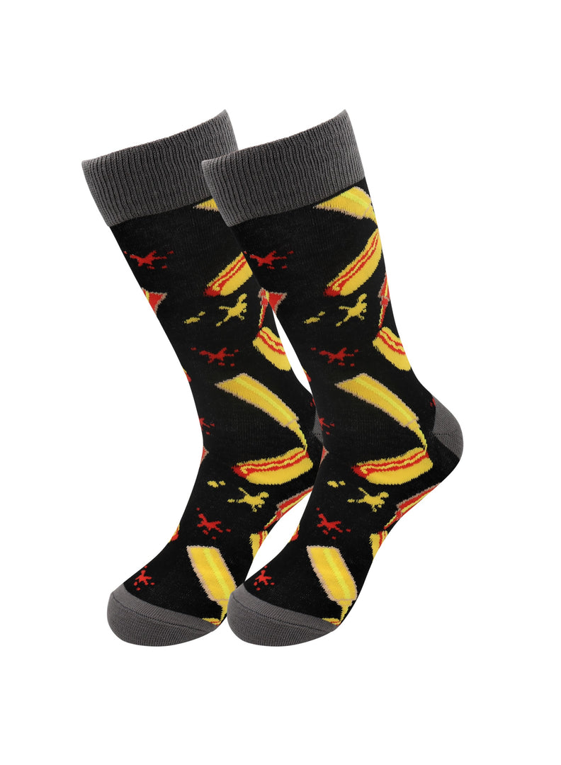 Hot Dog Socks - Comfy Cotton for Men & Women