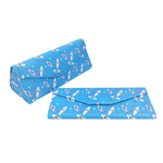 Load image into Gallery viewer, Kayaking Glasses Case - Vegan Leather Folding Hard Shell  Case