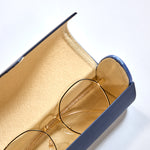 Load image into Gallery viewer, Vintage-Inspired Magnetic Vegan Leather Glasses Case: Retro Cylindrical Design for Stylish Eyewear Protection