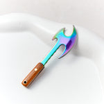Load image into Gallery viewer, Mini Double-Edged Battle Axe Keychain Knife - Utility Pocket Knife