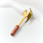 Load image into Gallery viewer, Mini Double-Edged Battle Axe Keychain Knife - Utility Pocket Knife