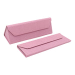 Load image into Gallery viewer, Pink Solid Color Glasses Case - Vegan Leather Magic Folding Hardcase