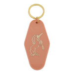 Load image into Gallery viewer, REAL SIC - Vintage Unicorn Key chain - Route 66 / Hotel Key