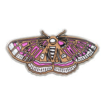 Load image into Gallery viewer, Moth Pin - Occult Luna Moth / Butterfly Enamel Pin in 4 Colors