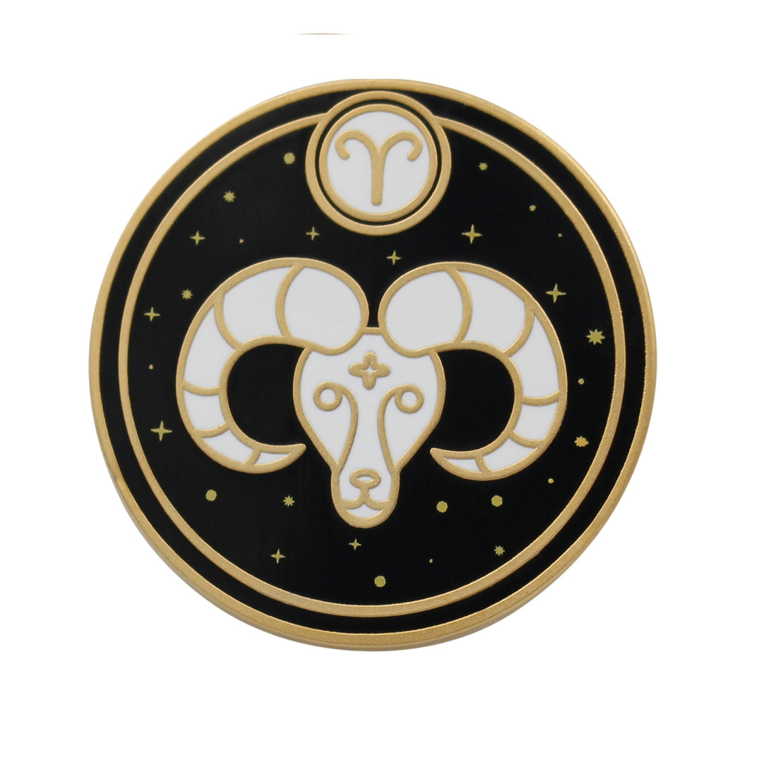 Astrological Zodiac Sign Pin - Star Sign / Astrology Enamel Pins for Birth Sign / Birthday Gift