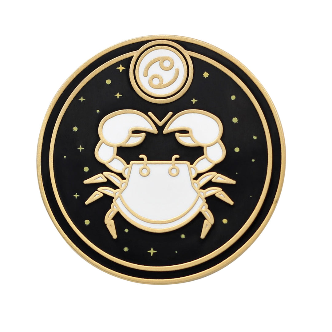 Astrological Zodiac Sign Pin - Star Sign / Astrology Enamel Pins for Birth Sign / Birthday Gift