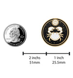 Load image into Gallery viewer, Astrological Zodiac Sign Pin - Star Sign / Astrology Enamel Pins for Birth Sign / Birthday Gift