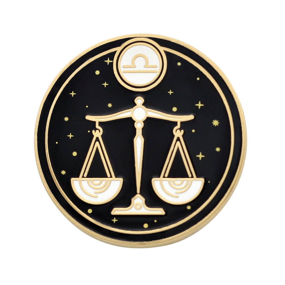 Astrological Zodiac Sign Pin - Star Sign / Astrology Enamel Pins for Birth Sign / Birthday Gift