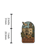 Load image into Gallery viewer, San Antonio Missions National Historical Park Pin - Texas Souvenir Pin