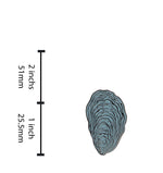 Load image into Gallery viewer, Oyster Shell Pin Badge By Real Sic - Coastal Decor, Mother's Day Gift, Oyster Pin Badge