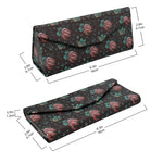 Load image into Gallery viewer, Shrimp Print Glasses Case - Vegan Leather Magic Folding Hardcase