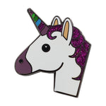 Load image into Gallery viewer, Unicorn Emoji Pin – Enamel Pin For Your Life