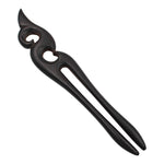 Load image into Gallery viewer, Wind Hair Fork - Dark Sandalwood, Wood Hair Pin, Clip, Hair Sticks