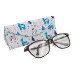 Load image into Gallery viewer, Image of Real Sic  Alpaca Glasses Case – Cute Animals – Vegan Leather